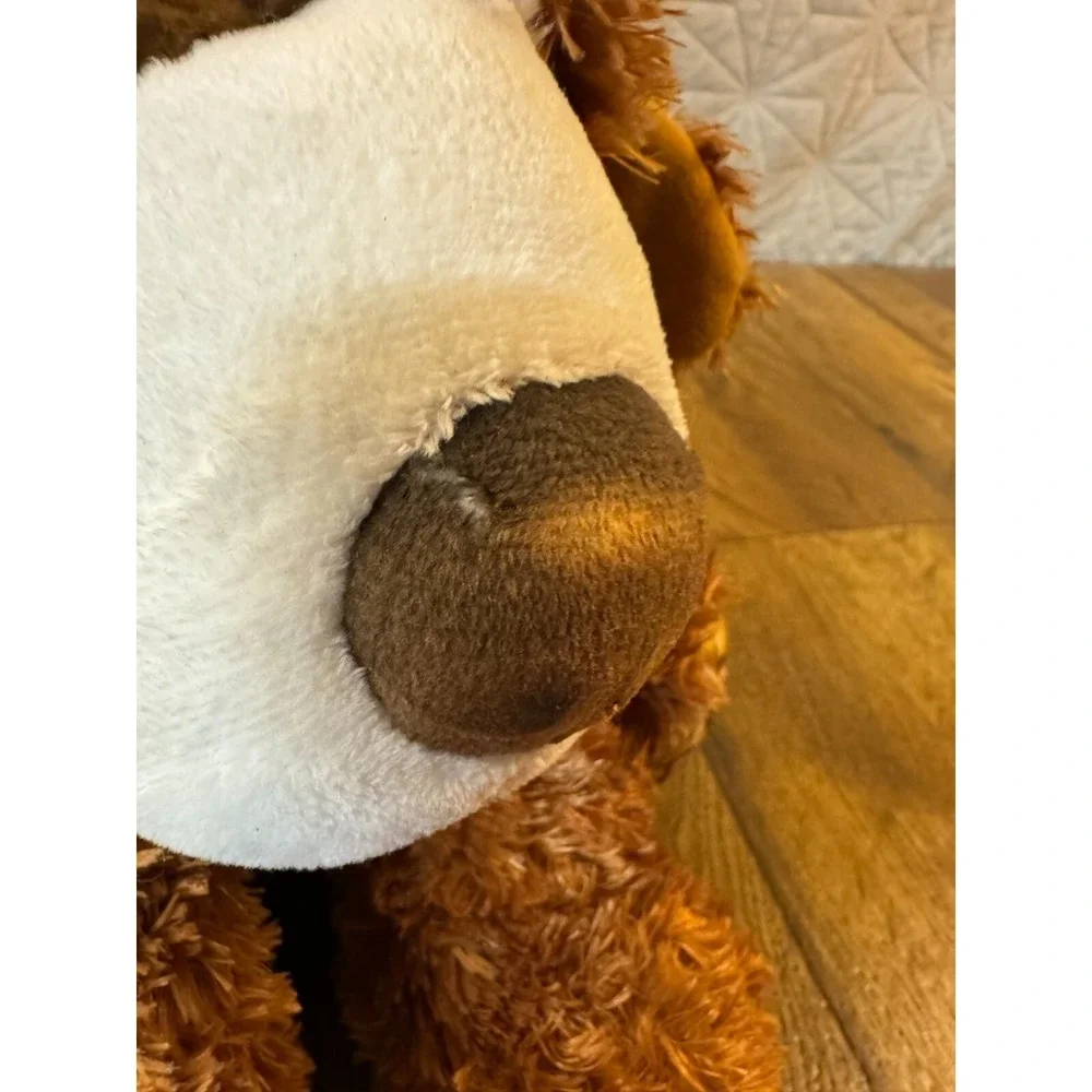 Aurora Olaf Saint‎ Bernard Dog Puppy Plush Stuffed Animal Realistic Brown 9 Inch